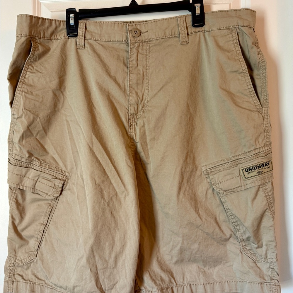 UNIONBAY Men's Khaki Cargo Shorts